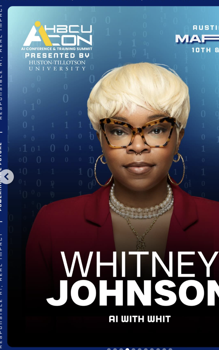 Whitney Johnson — HBCU AI Con Speaker